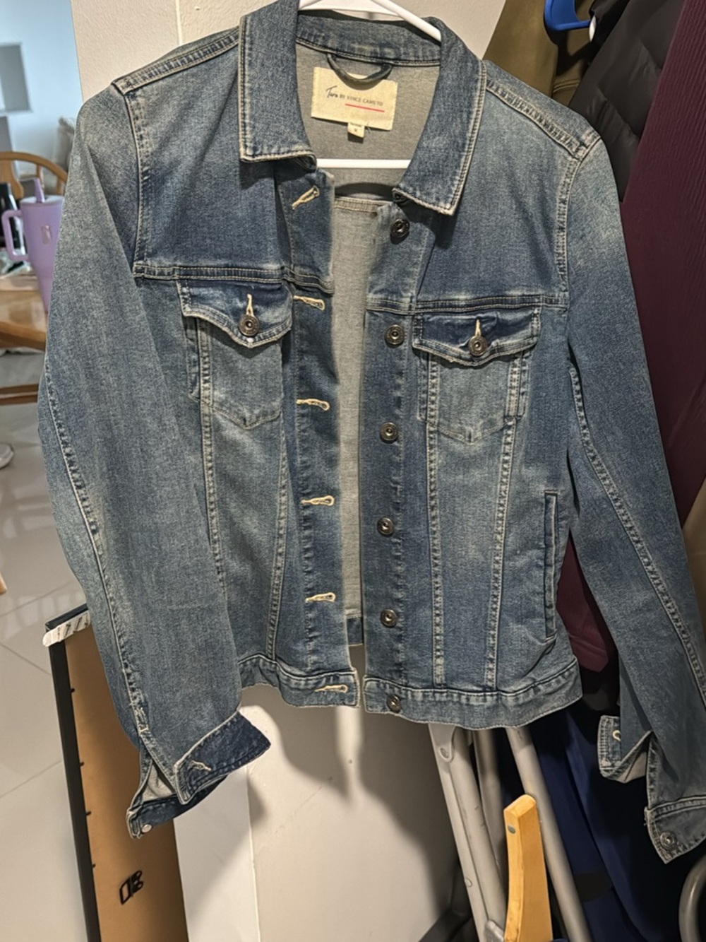 Vince Camuto Light Blue Denim Jacket